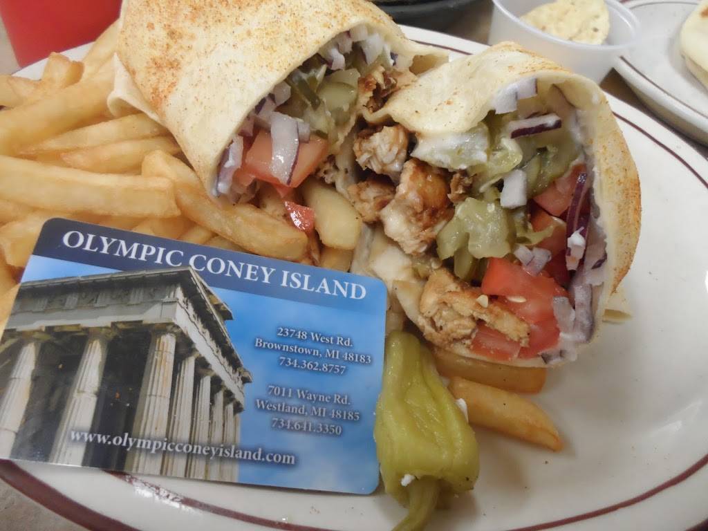 Olympic Coney Island | restaurant | 23748 West Rd, Brownstown Charter Twp, MI 48183, USA | 7343628757 OR +1 734-362-8757