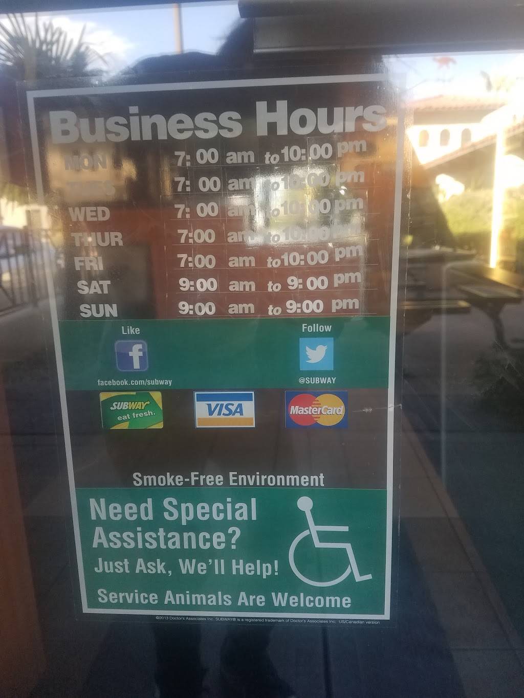 Subway | meal takeaway | 4768 E Sunrise Dr, Tucson, AZ 85718, USA | 5206159866 OR +1 520-615-9866