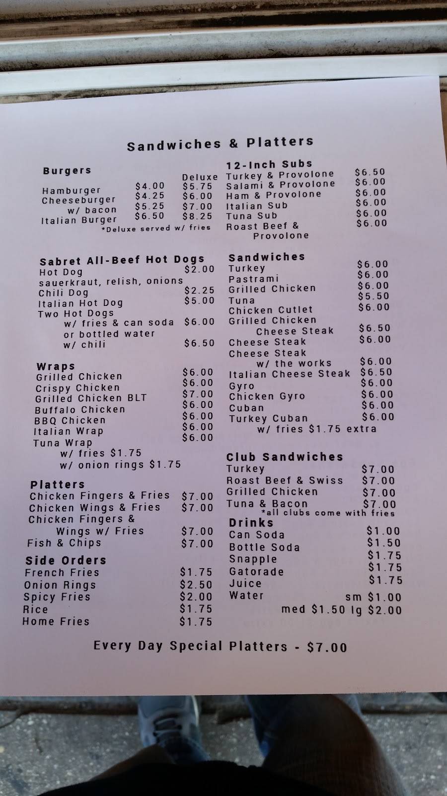 Georges Lunch | restaurant | 107 Trumbull St # 110, Elizabeth, NJ 07206, USA | 9083520551 OR +1 908-352-0551