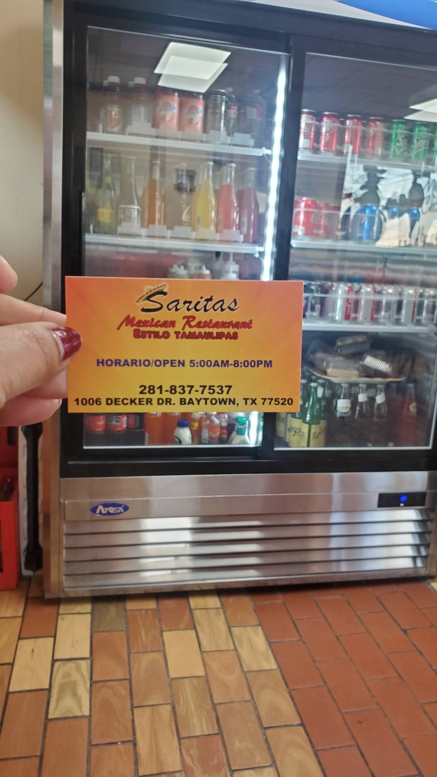 Taqueria Saritas | restaurant | 1006 Decker Dr, Baytown, TX 77520, USA | 2818377537 OR +1 281-837-7537