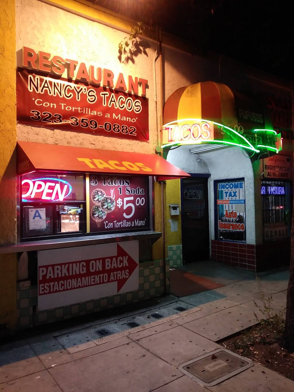 Nancys Tacos | restaurant | 5112 E Imperial Hwy, Lynwood, CA 90262, USA | 3233590882 OR +1 323-359-0882