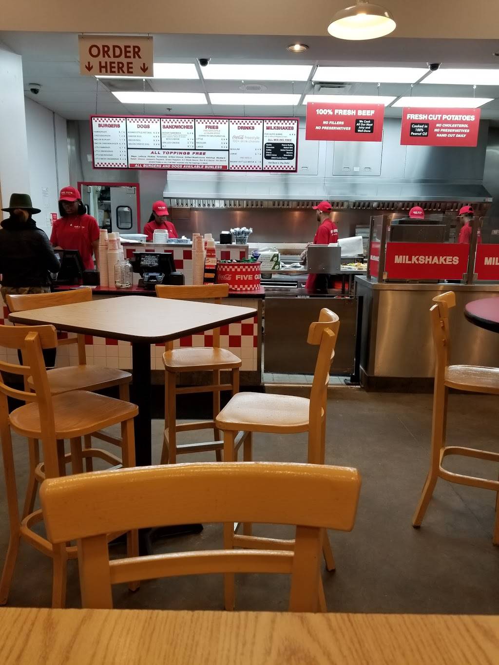 Five Guys | meal takeaway | 4025 Richmond Rd, Warrensville Heights, OH 44122, USA | 2163608888 OR +1 216-360-8888