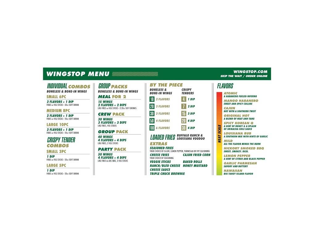 Wingstop | restaurant | 2101 N Main St, High Point, NC 27262, USA | 3367380134 OR +1 336-738-0134