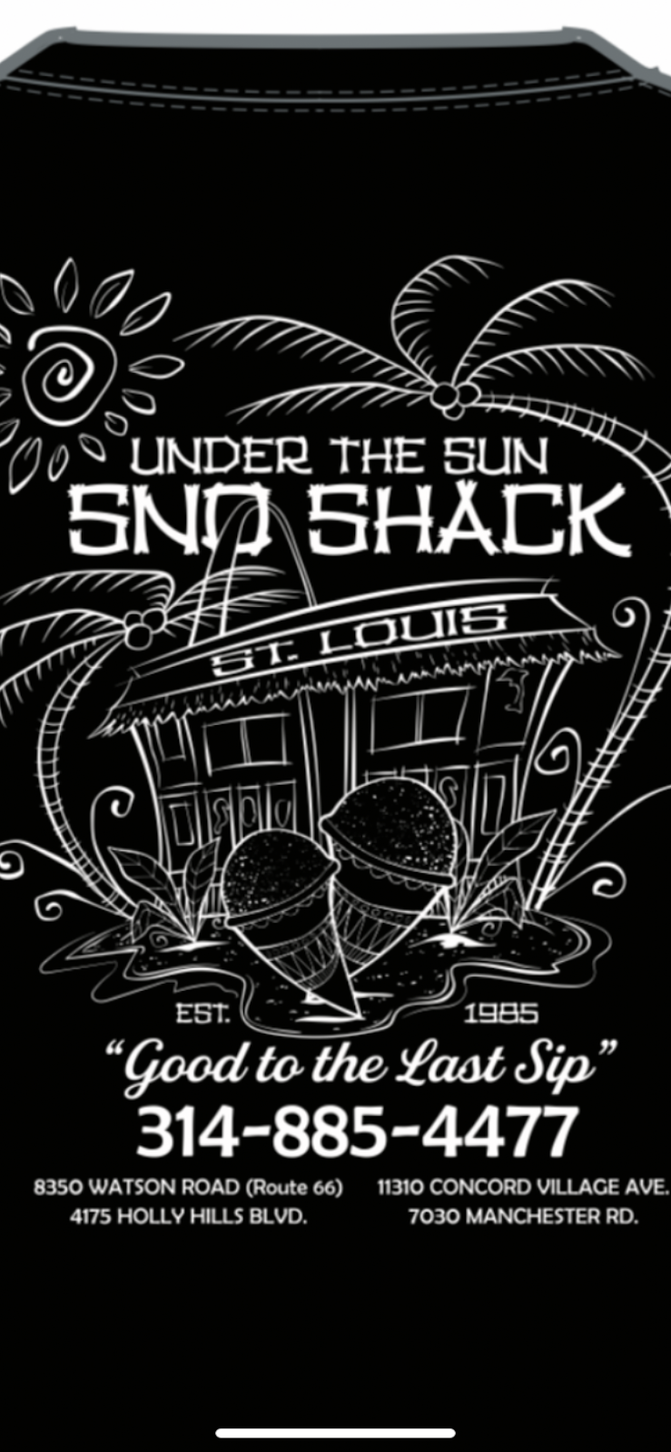 Under the Sun Sno Shack | restaurant | 7030 Manchester Ave, St. Louis, MO 63143, USA | 3148854477 OR +1 314-885-4477