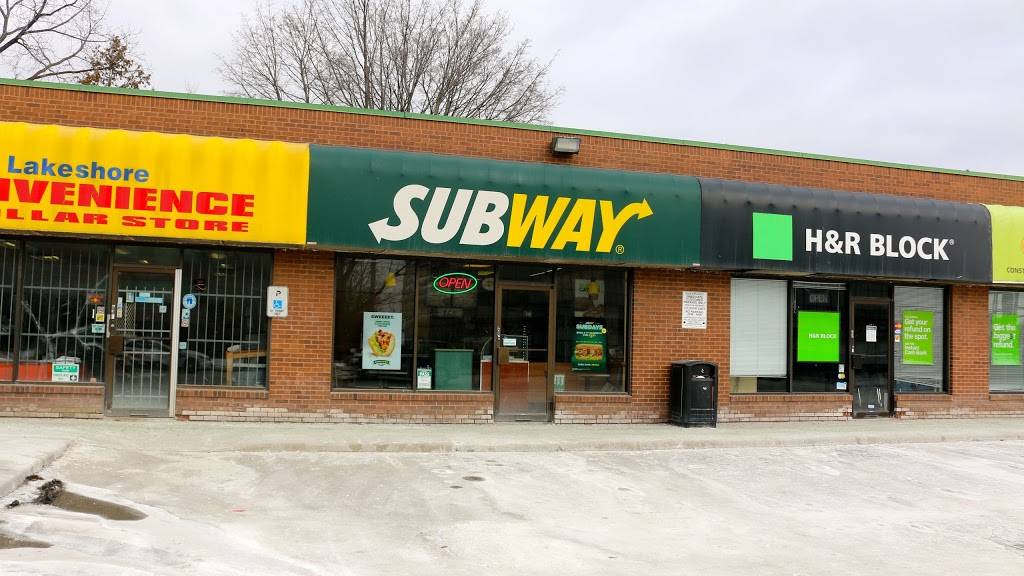 Subway | restaurant | 3180 Lake Shore Blvd W Unit 5, Etobicoke, ON M8V 1L7, Canada | 4165030040 OR +1 416-503-0040