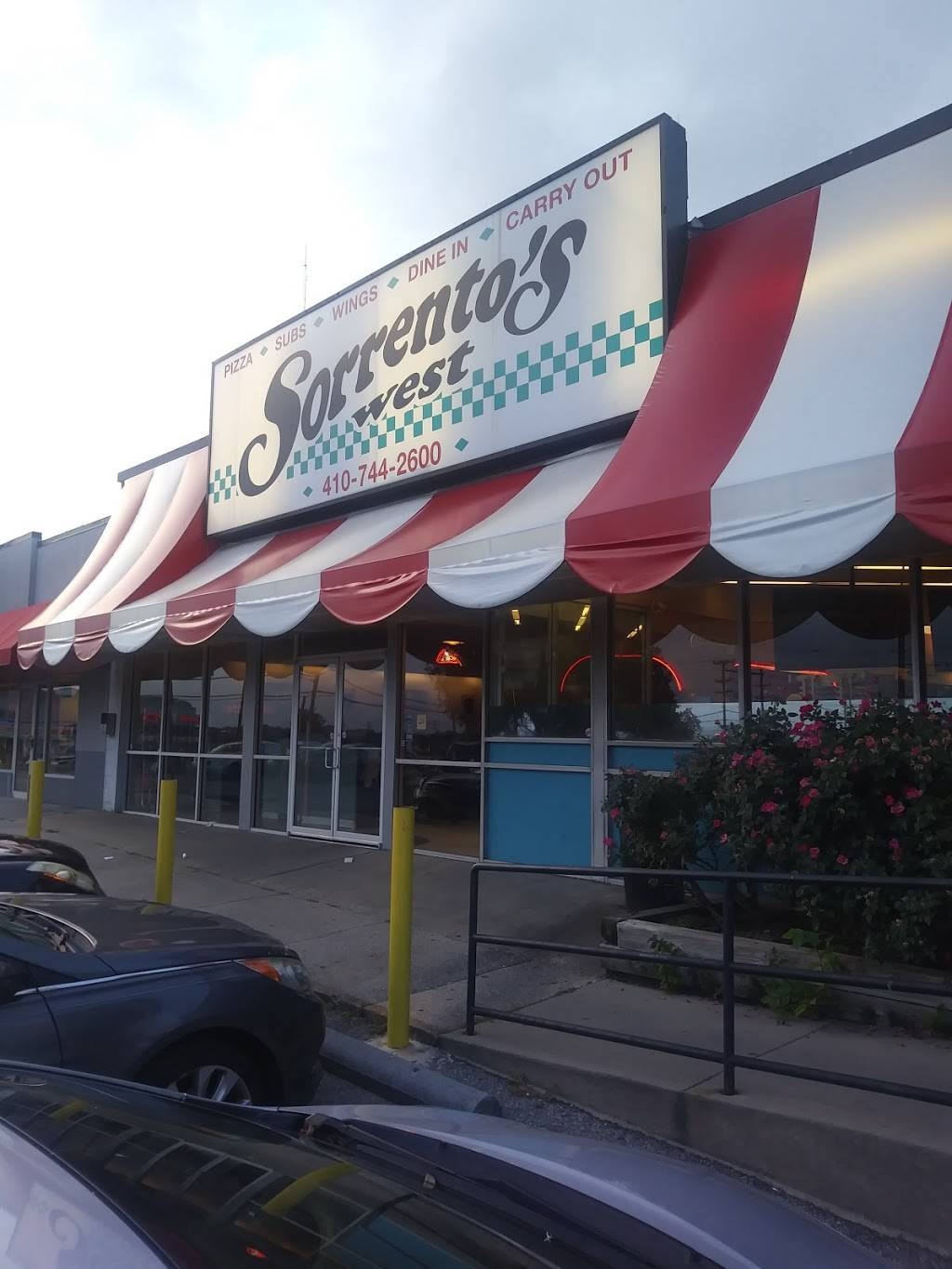 Sorrentos West | restaurant | 6220 Baltimore National Pike #1, Catonsville, MD 21228, USA | 4107442600 OR +1 410-744-2600