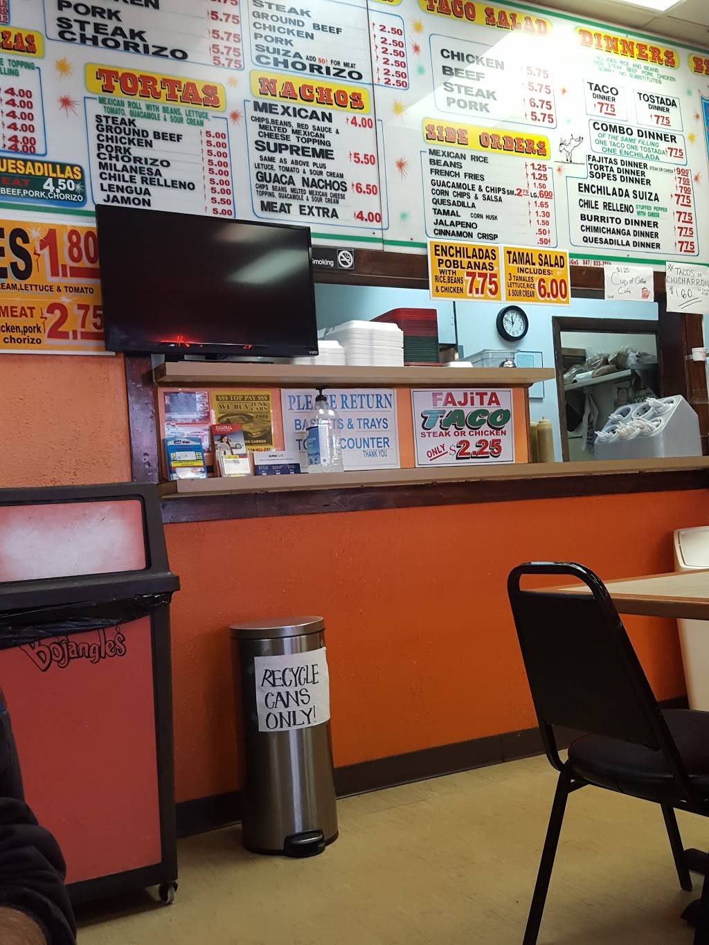 Buenos Dias Burritos | restaurant | 919 W Irving Park Rd, Itasca, IL 60143, USA | 6302507666 OR +1 630-250-7666
