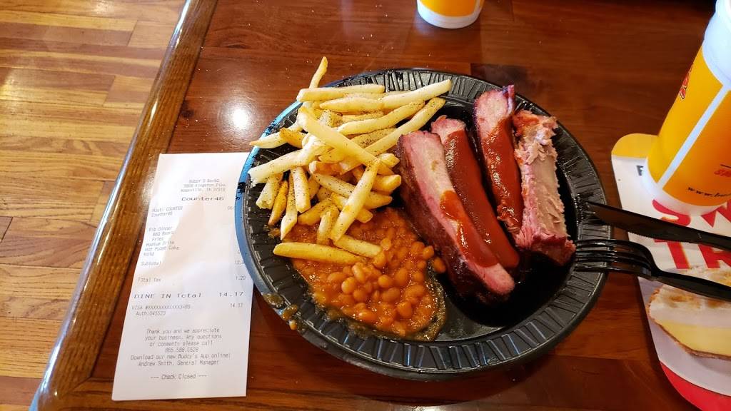 Buddys Bar-B-Q | restaurant | 5806 Kingston Pike, Knoxville, TN 37919, USA | 8655880528 OR +1 865-588-0528
