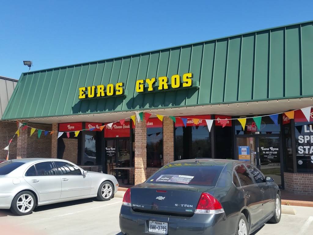 Euros Gyros | restaurant | 324 US-377, Roanoke, TX 76262, USA | 6822372100 OR +1 682-237-2100