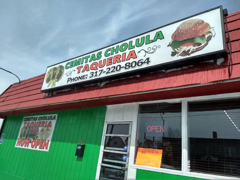 Cemitas Cholula Taqueria | restaurant | 4008 E Washington St, Indianapolis, IN 46201, USA | 3172208064 OR +1 317-220-8064