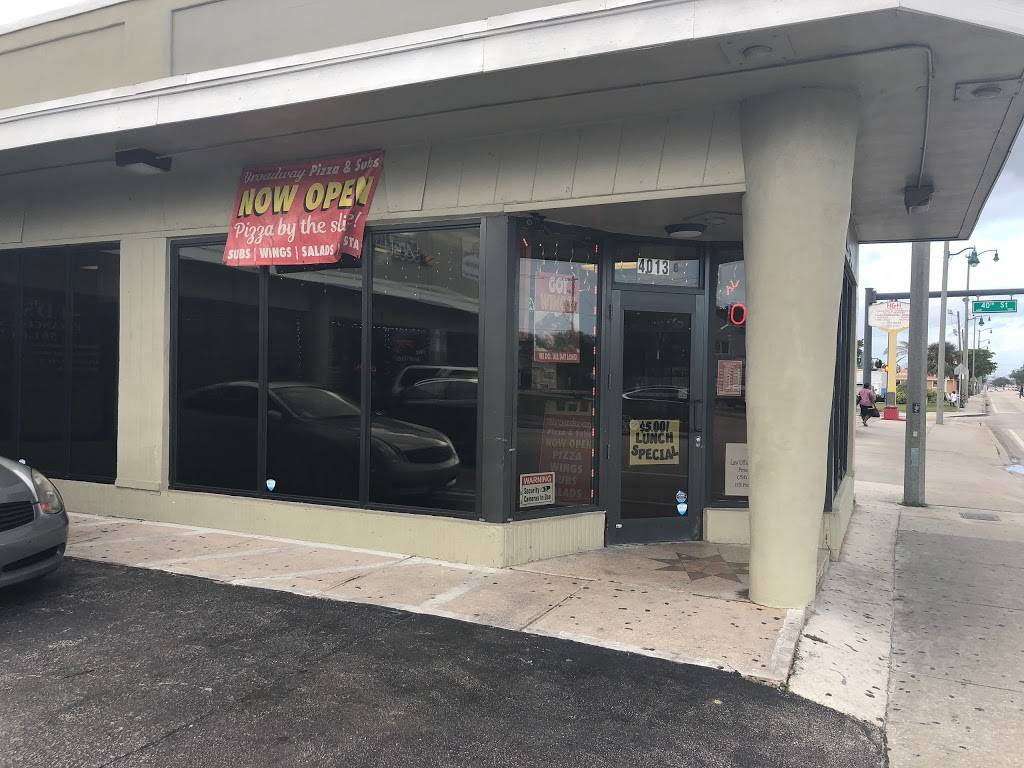 Broadway Pizza & Subs | meal takeaway | 4013b Broadway Ave, West Palm Beach, FL 33407, USA | 5618556462 OR +1 561-855-6462