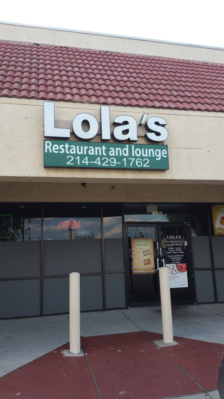 Lolas Restaurant & Lounge | restaurant | 3435 N Belt Line Rd, Irving, TX 75062, USA | 9725945000 OR +1 972-594-5000