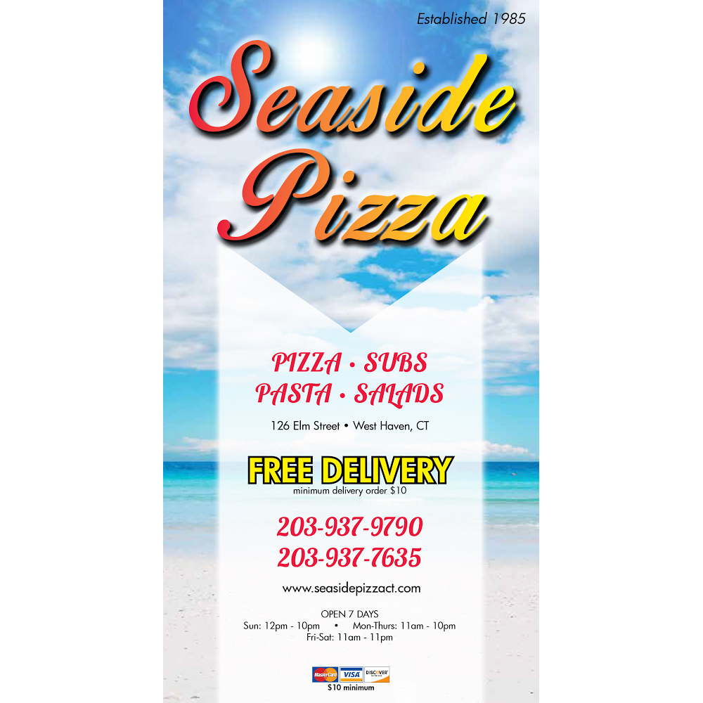 Seaside Pizza | restaurant | 126 Elm St, West Haven, CT 06516, USA | 2039379790 OR +1 203-937-9790