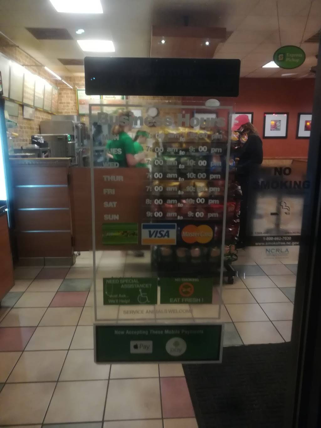 Subway | restaurant | 323 NC-49 Q, Asheboro, NC 27205, USA | 3366254446 OR +1 336-625-4446