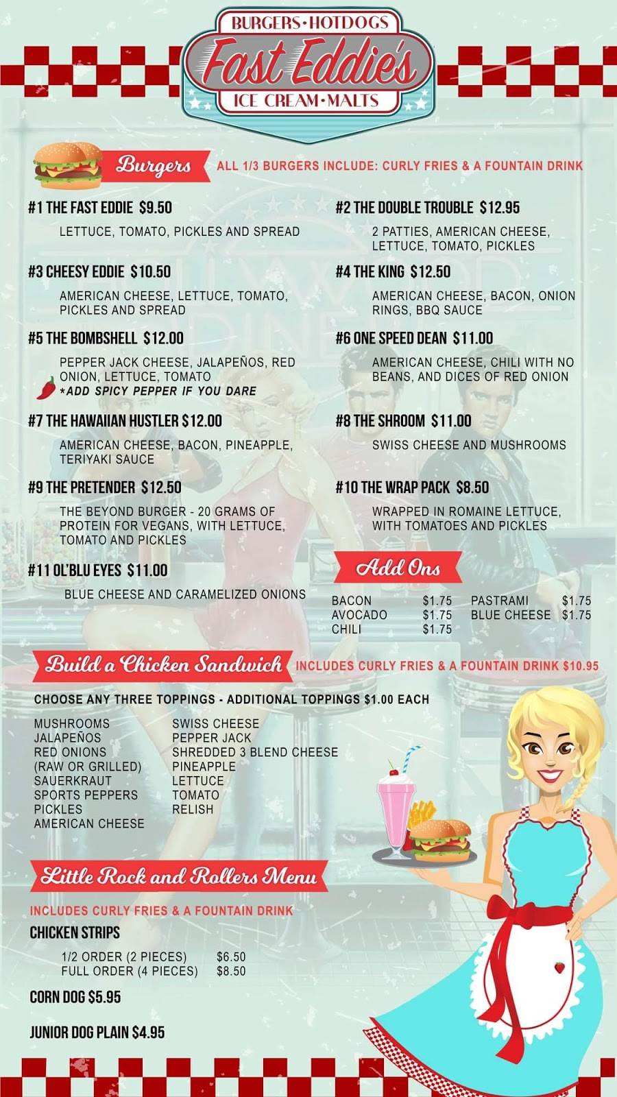 Fast Eddies | restaurant | Top Town, Crest Forest Dr, Crestline, CA 92325, USA | 9095892900 OR +1 909-589-2900