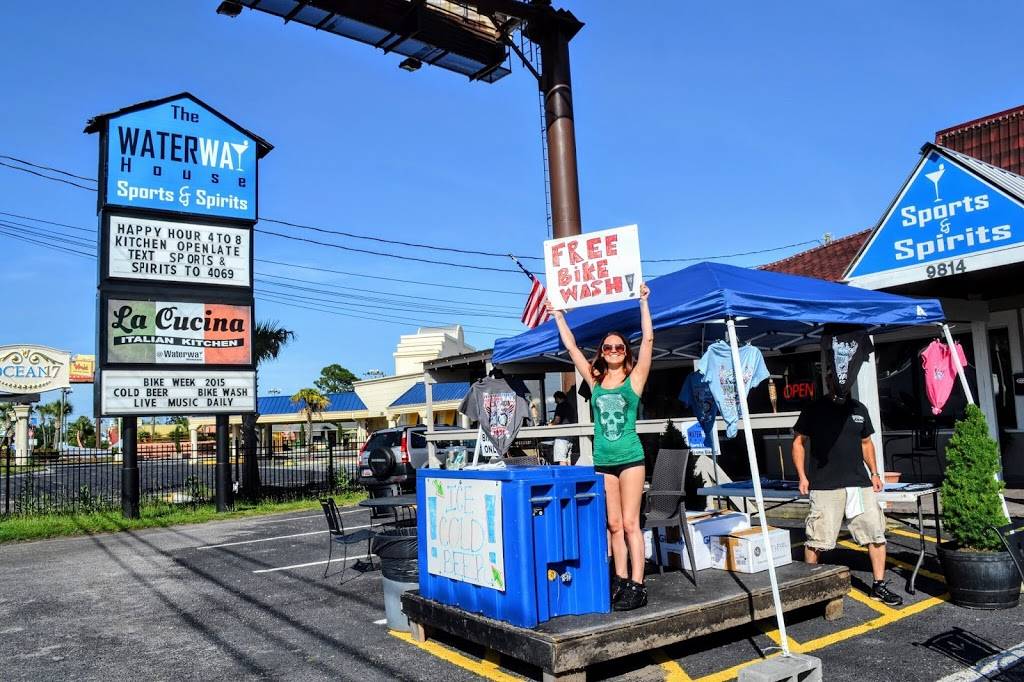 The Waterway House Sports and Spirits | restaurant | 9814 N Kings Hwy, Myrtle Beach, SC 29572, USA | 8432327077 OR +1 843-232-7077
