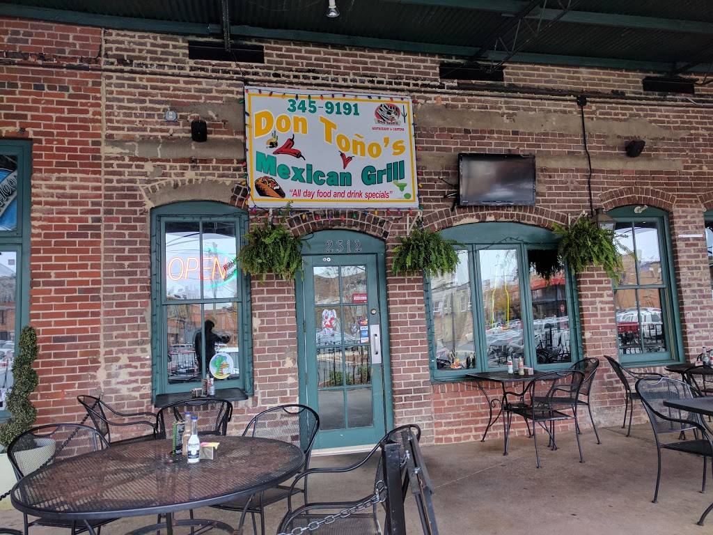 Don Toños Restaurant & Cantina | restaurant | 2312 4th St, Tuscaloosa, AL 35401, USA | 2053459191 OR +1 205-345-9191