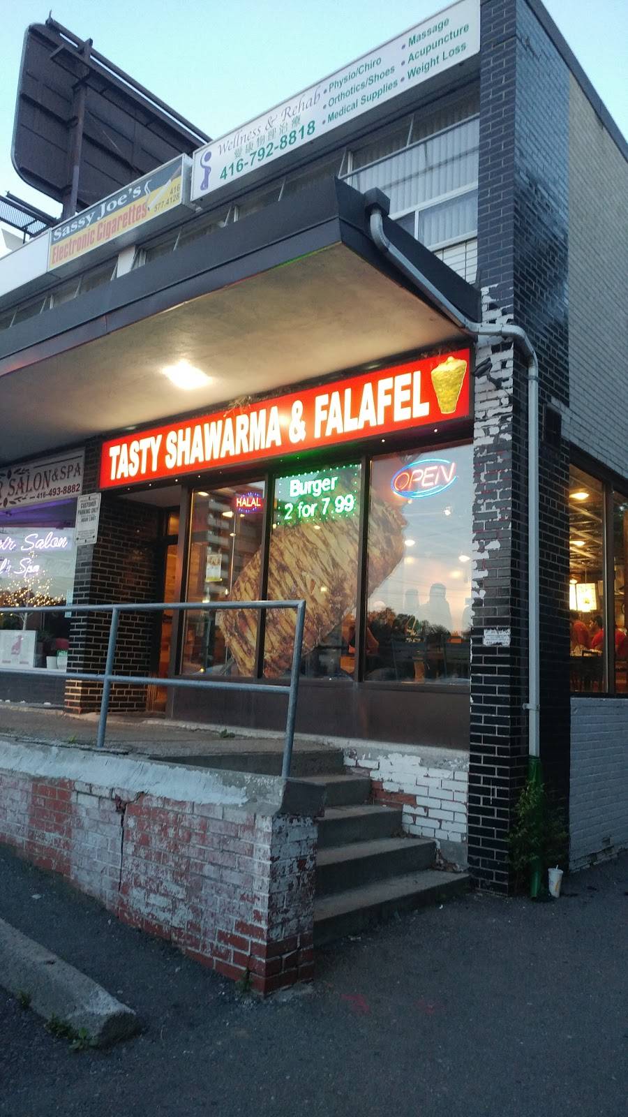 Tasty Shawarma | restaurant | 2993 Sheppard Ave E, Scarborough, ON M1T 3J5, Canada | 6474353815 OR +1 647-435-3815