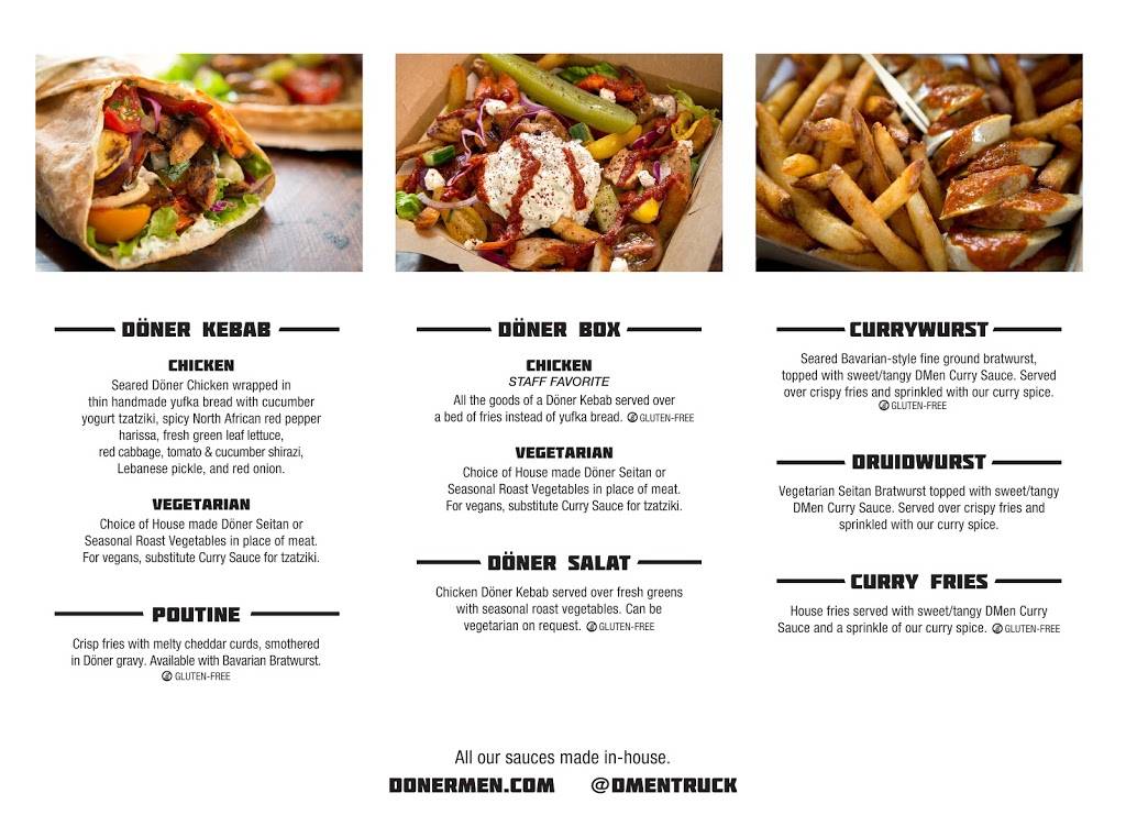 DonerMen | restaurant | 2849 W Belmont Ave, Chicago, IL 60618, USA | 7739618757 OR +1 773-961-8757