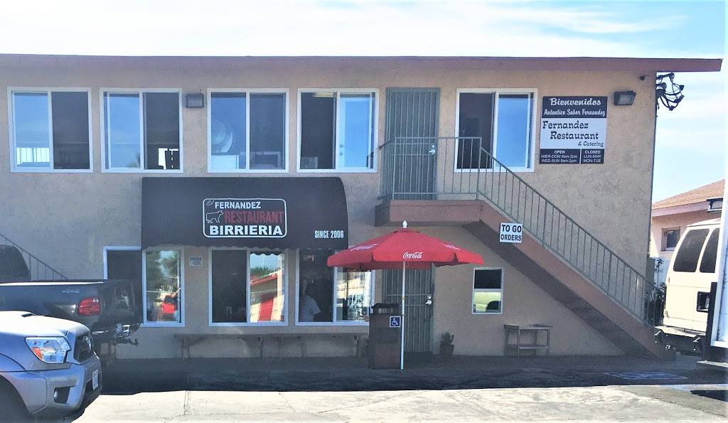 ED Fernandez Restaurant & Catering (Birria de Res) | restaurant | 2265 Flower Ave, San Diego, CA 92154, USA | 6196288235 OR +1 619-628-8235