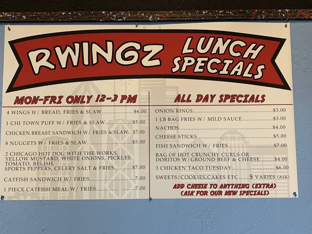 Rwingz | restaurant | 18914 E San Tan Blvd, Queen Creek, AZ 85142, USA | 4807746910 OR +1 480-774-6910