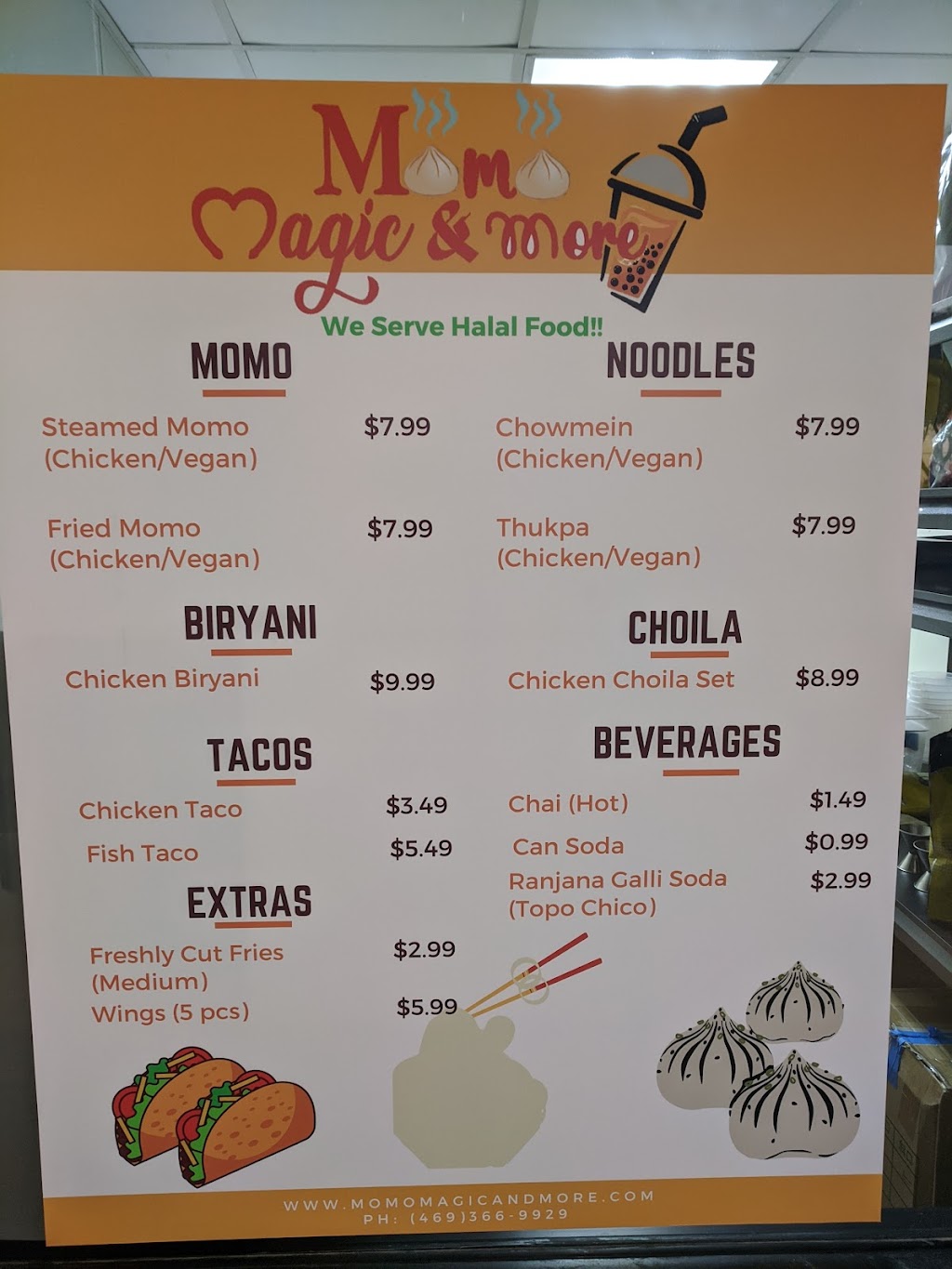 MOMO MAGIC AND MORE | meal takeaway | 4006 W Plano Pkwy STE 160, Plano, TX 75093, USA | 4693669929 OR +1 469-366-9929