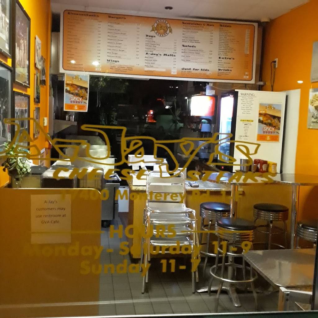 A-Jays Cheese Steaks | restaurant | 17400 Monterey Rd #1F, Morgan Hill, CA 95037, USA | 4087790088 OR +1 408-779-0088