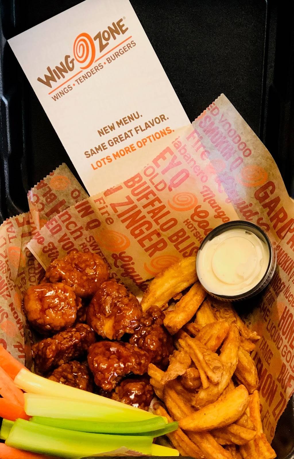 Wing Zone | restaurant | 215 Western Blvd #400, Jacksonville, NC 28546, USA | 9102943379 OR +1 910-294-3379