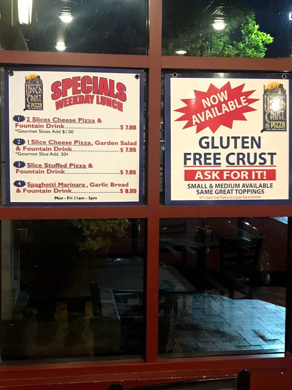 New Yorks Upper Crust Pizza | restaurant | 30211 Golden Lantern, Laguna Niguel, CA 92677, USA | 9492499700 OR +1 949-249-9700