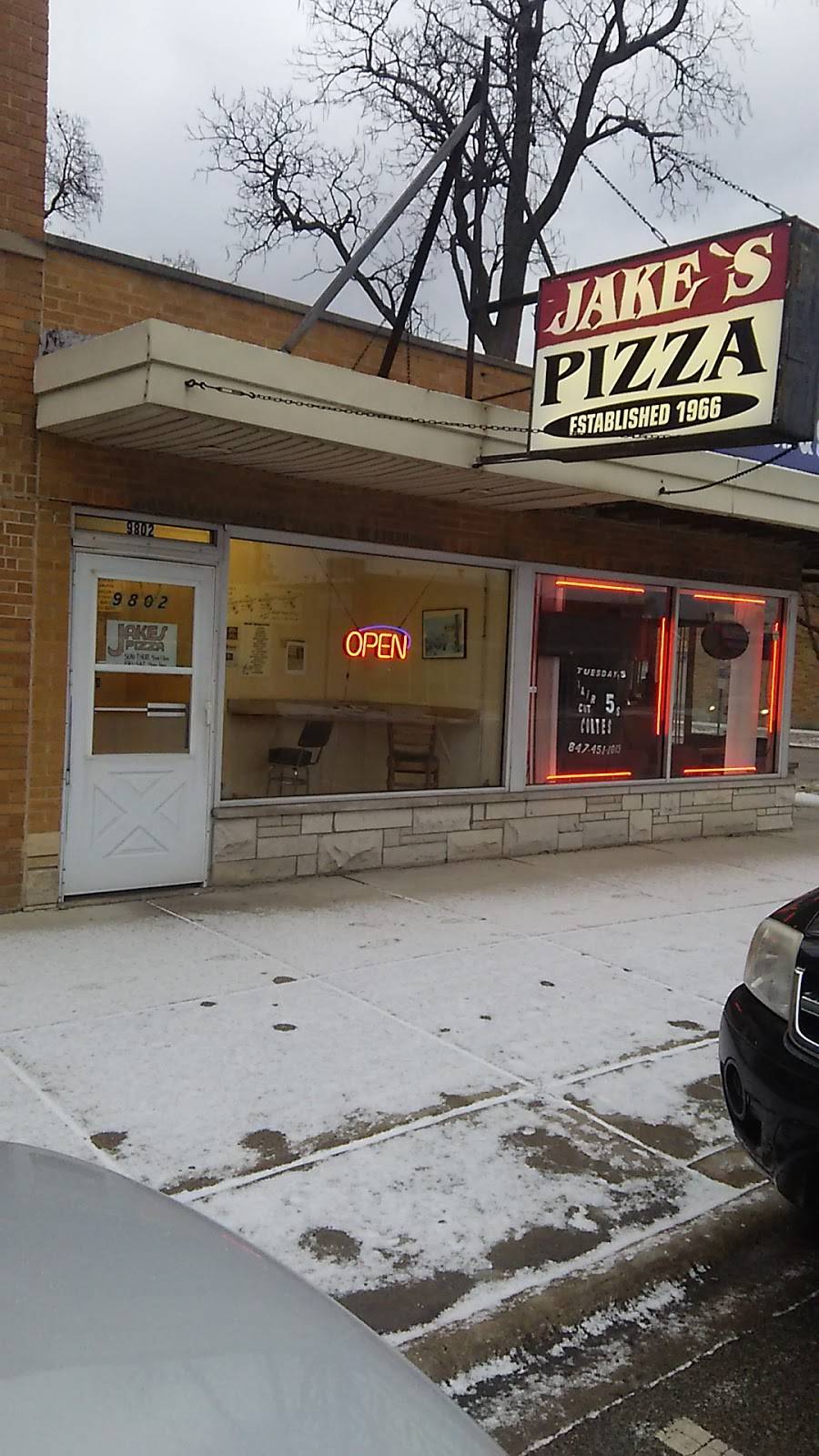 Jakes Pizza | restaurant | 9802 Grand Ave, Franklin Park, IL 60131, USA | 8474556122 OR +1 847-455-6122
