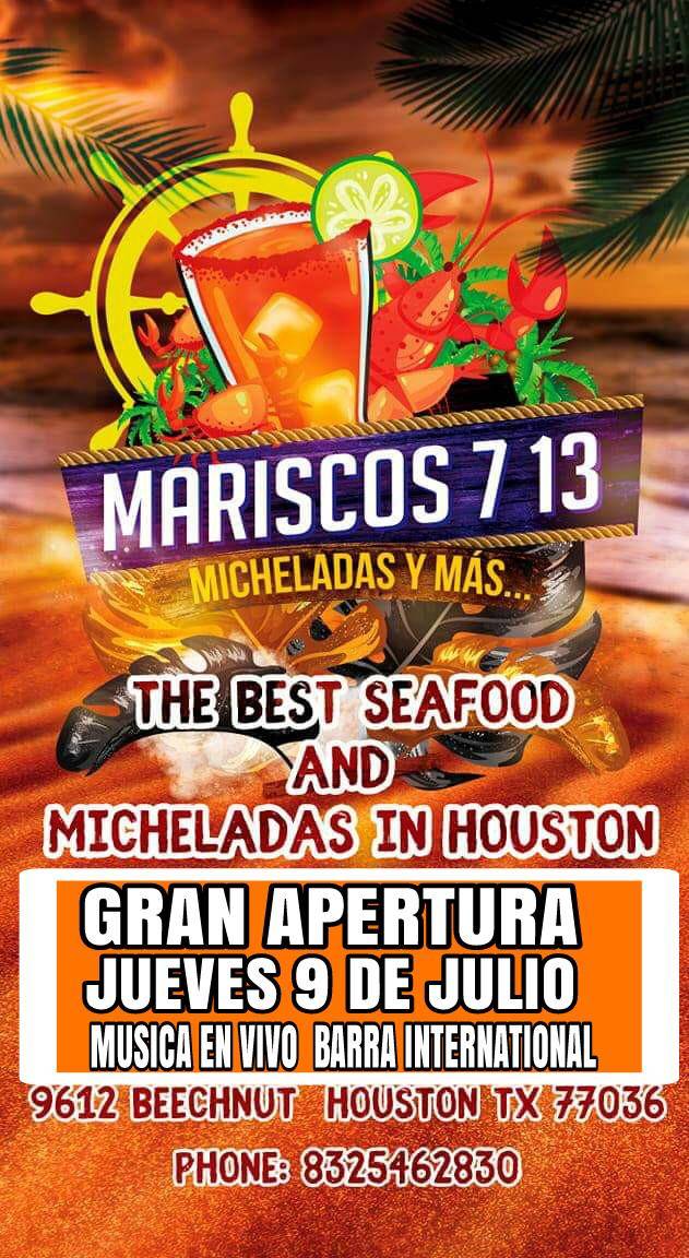 Mariscos 7 13 | restaurant | 9612 Beechnut St, Houston, TX 77036, USA | 8325462830 OR +1 832-546-2830