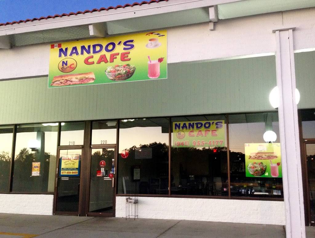 Nandos Cafe | restaurant | 501 N Beneva Rd #220, Sarasota, FL 34232, USA | 9419554177 OR +1 941-955-4177