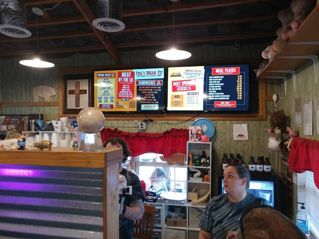 Phils Dream Pit | restaurant | 534 Eastern Star Rd Intersection of I 81 and I-26, exit 10 off, I-26, Kingsport, TN 37663, USA | 4233496437 OR +1 423-349-6437