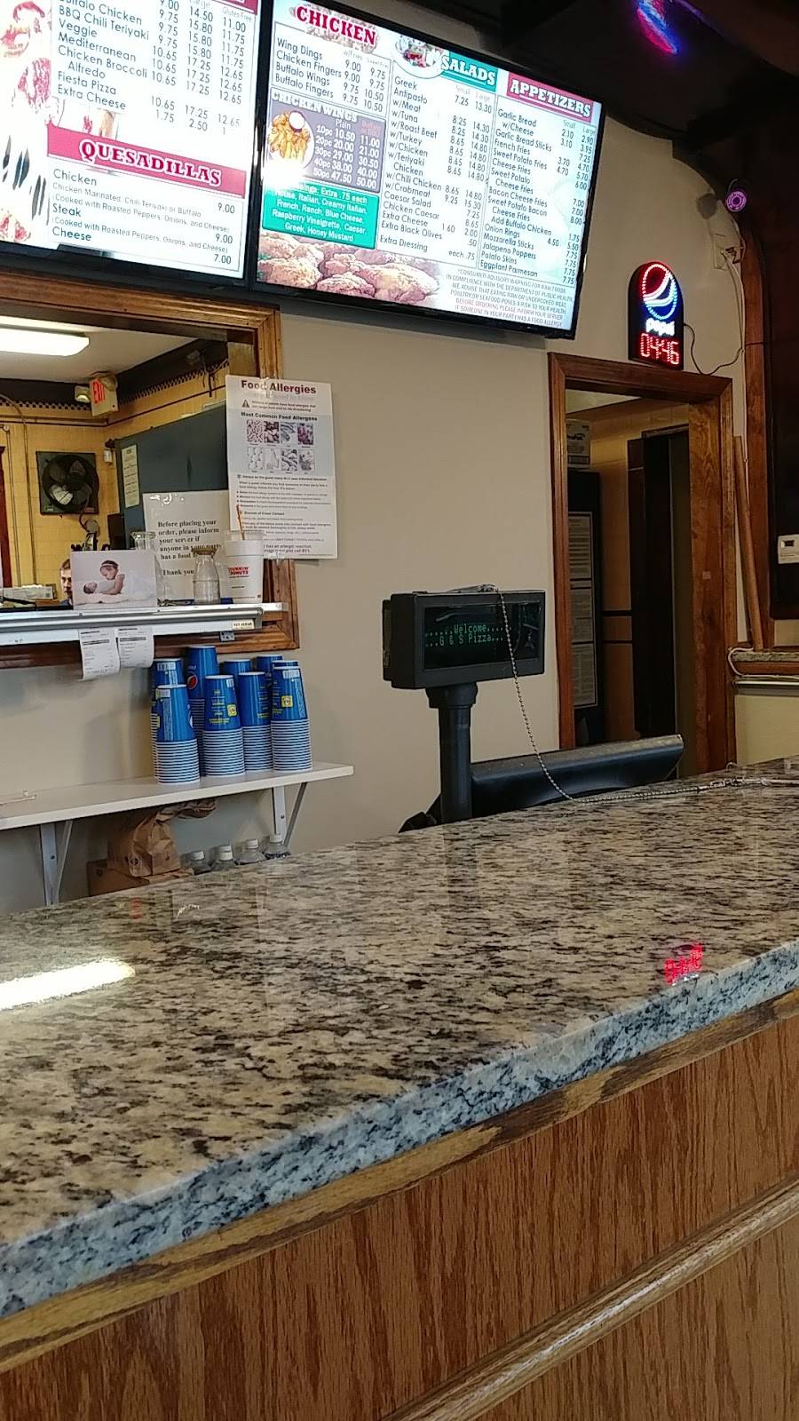 G & S Pizza | restaurant | 2840 Acushnet Ave, New Bedford, MA 02745, USA | 5089985009 OR +1 508-998-5009