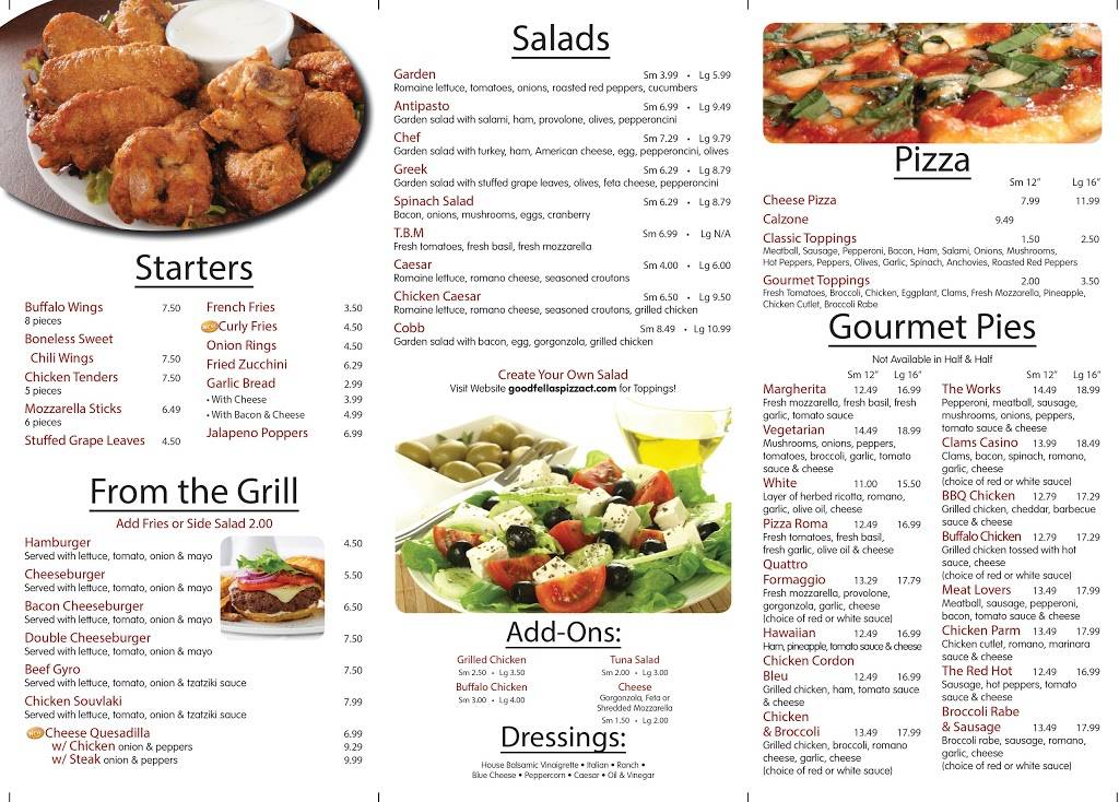 Goodfellas Pizzeria | restaurant | 3741 Madison Ave, Bridgeport, CT 06606, USA | 2033723993 OR +1 203-372-3993