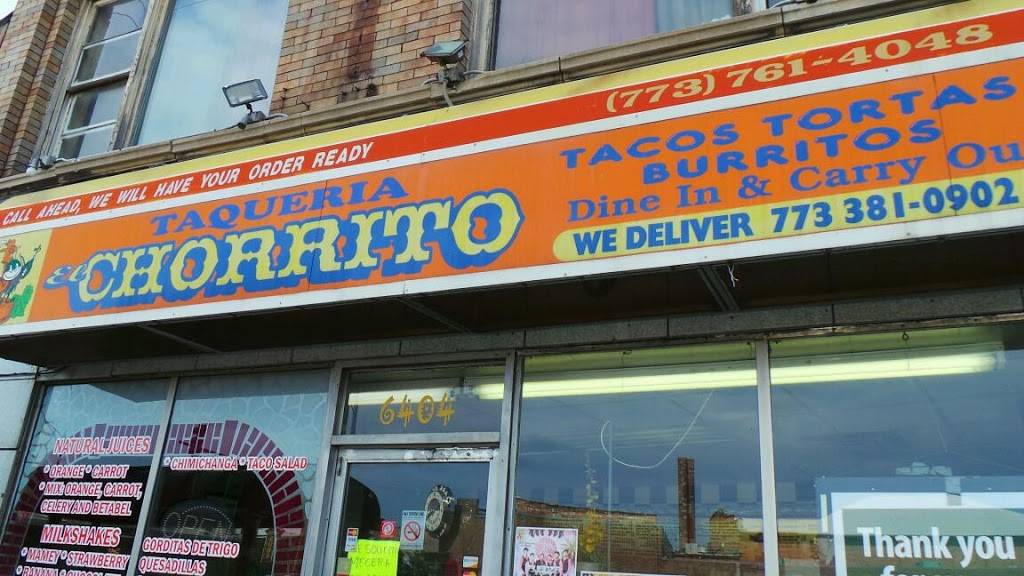 Taqueria El Chorrito | restaurant | 6404 N Clark St, Chicago, IL 60626, USA | 7733810902 OR +1 773-381-0902