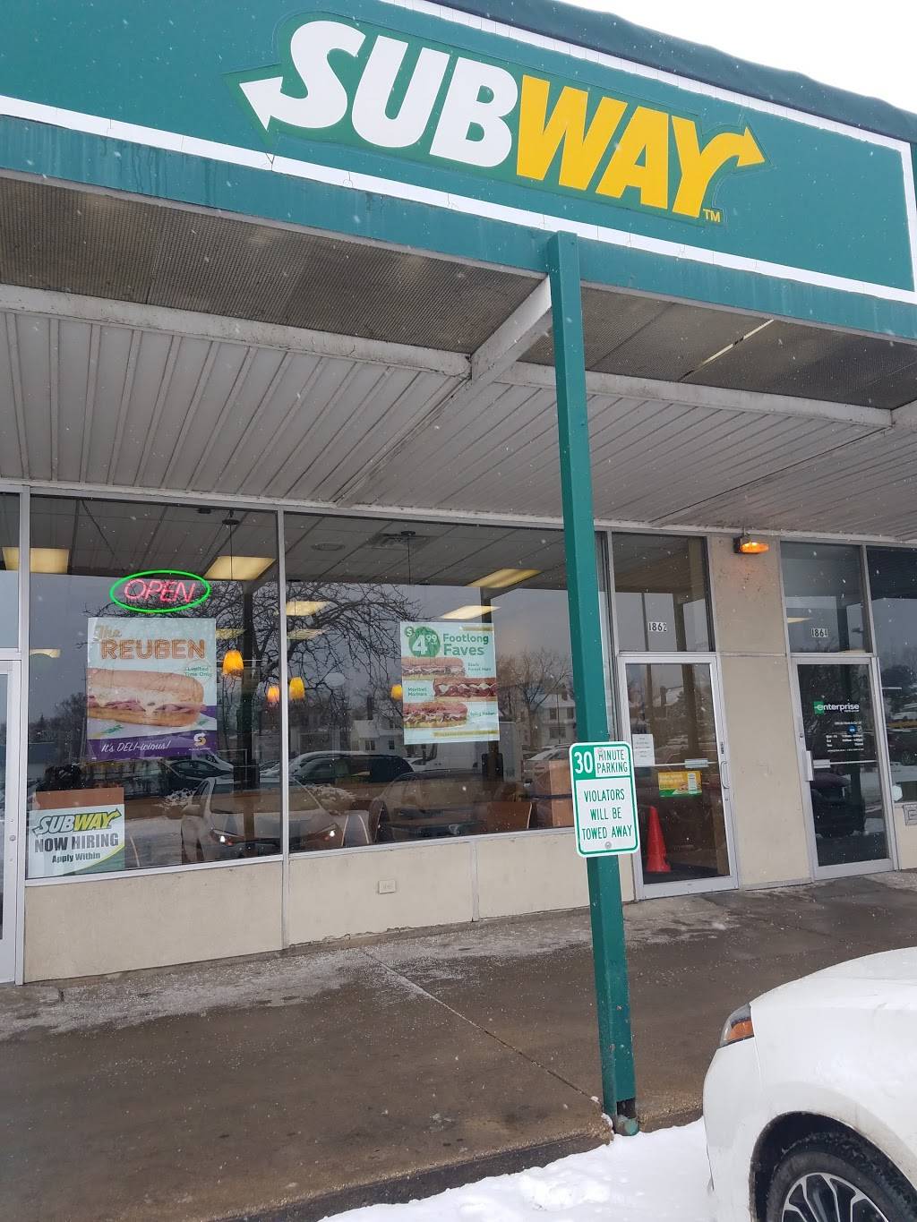 Subway | restaurant | 1860 E Washington Ave, Madison, WI 53704, USA | 6082469090 OR +1 608-246-9090