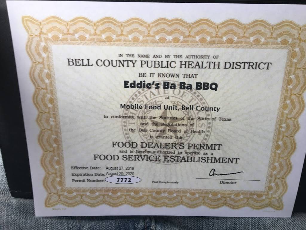 EDDIE’S BA BA BBQ | restaurant | 8511 Burgandy Ln, Temple, TX 76504, USA | 2544214333 OR +1 254-421-4333