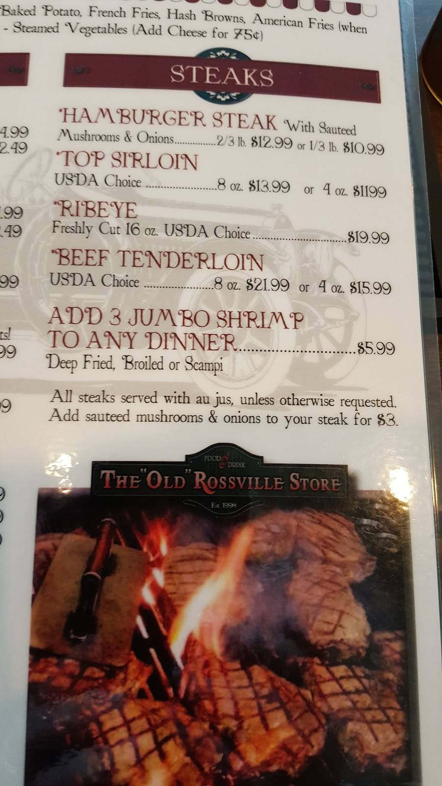 The Old Rossville Store | restaurant | 851 Volney Rd, Waukon, IA 52172, USA | 5635357272 OR +1 563-535-7272