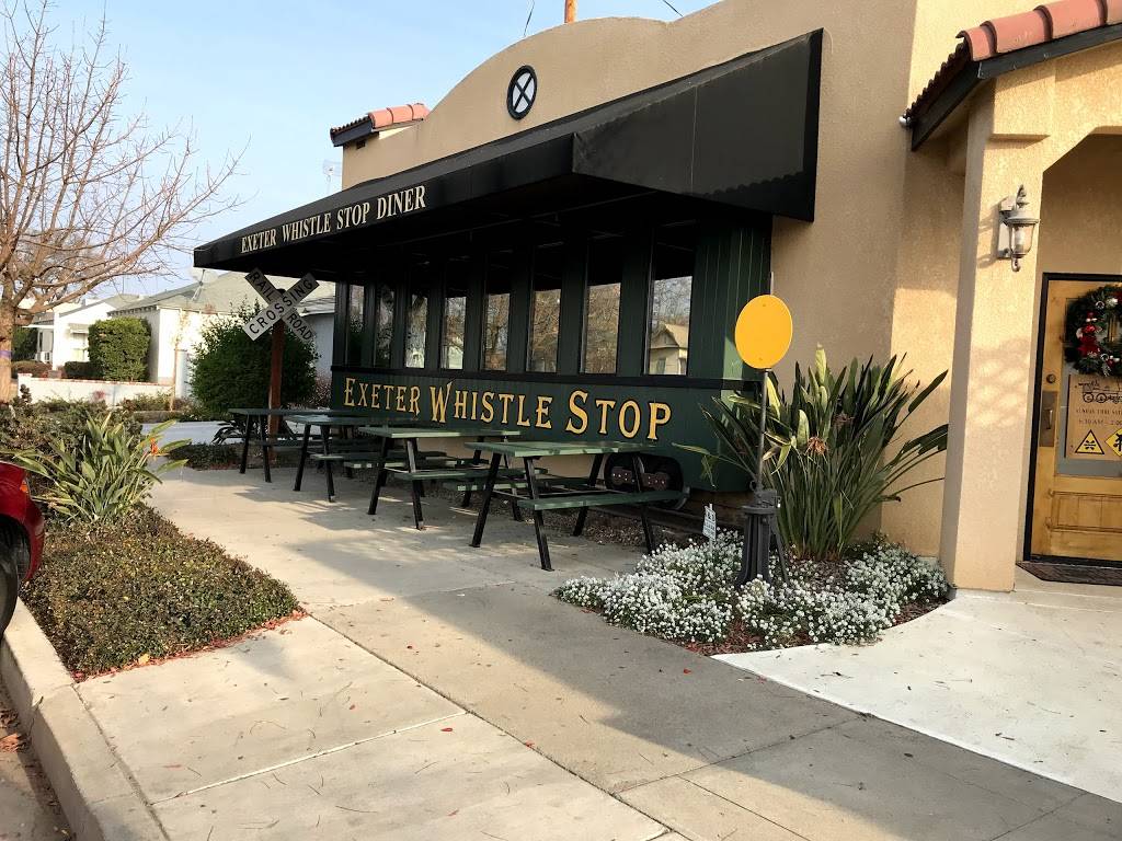 Exeter Whistle Stop | restaurant | 401 E Pine St, Exeter, CA 93221, USA | 5595921100 OR +1 559-592-1100