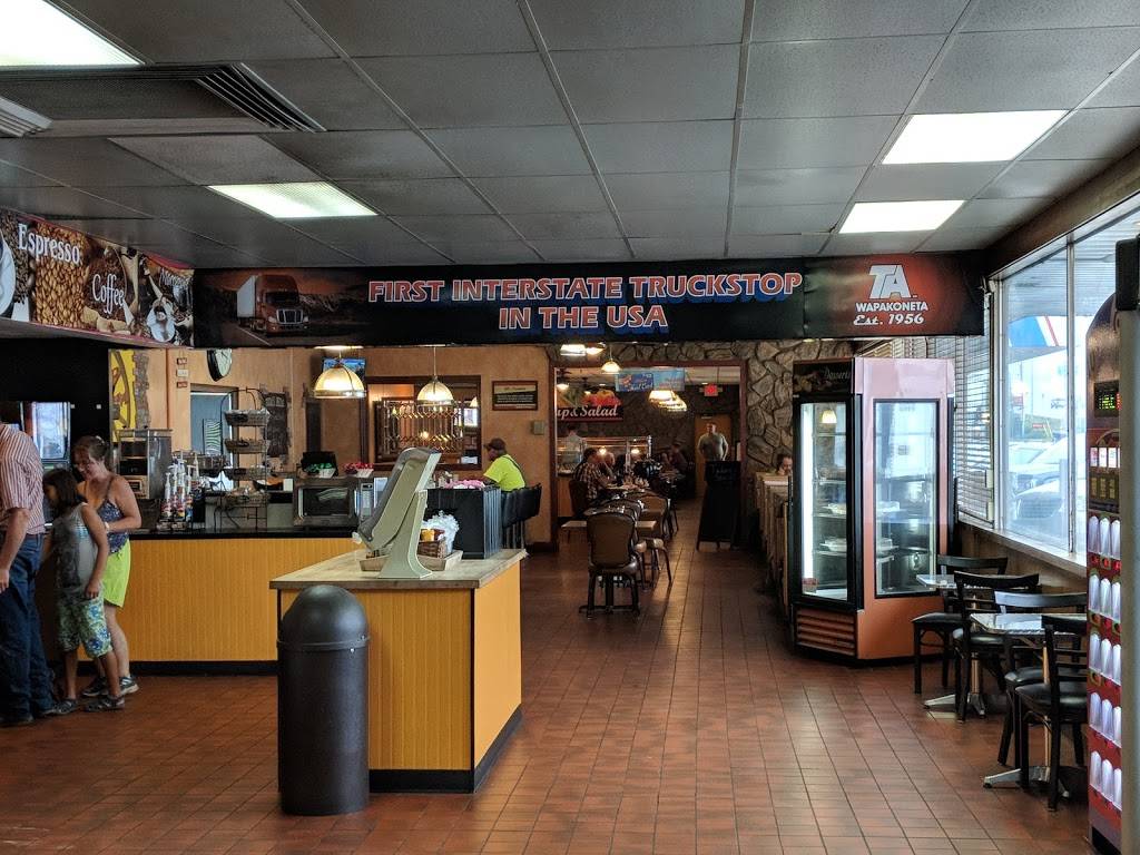 L & G Truckers Inc DBA TA Wapak | restaurant | 1775 Bellefontaine St, Wapakoneta, OH 45895, USA | 4197382550 OR +1 419-738-2550