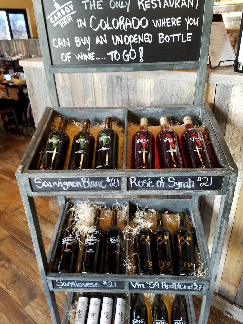 Carboy Winery | meal takeaway | 6885 S Santa Fe Dr, Littleton, CO 80120, USA | 7205315252 OR +1 720-531-5252