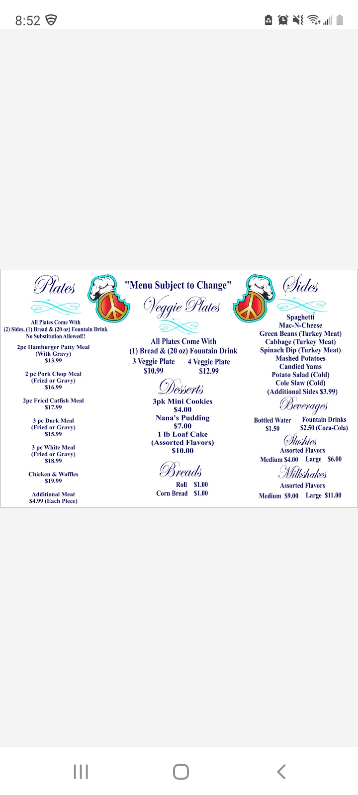 Taste a Piece of Peace | restaurant | 4465 Poplar Ave Suite FS03, Memphis, TN 38117, USA | 9015902484 OR +1 901-590-2484