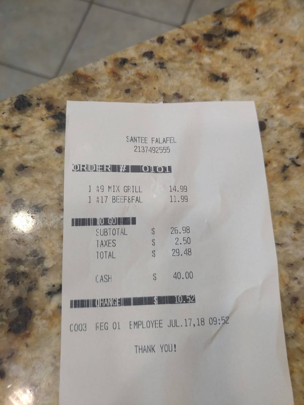 Santee Falafel | restaurant | 1335 South Santee St, Los Angeles, CA 90015, USA | 2137492555 OR +1 213-749-2555