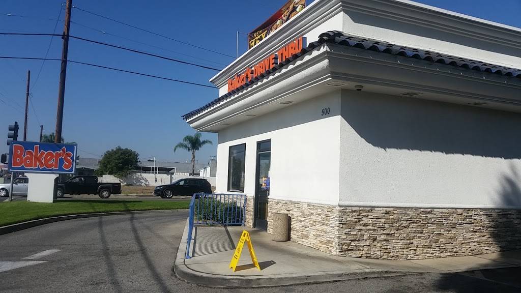 Bakers Drive-Thru | restaurant | 500 E Foothill Blvd, Rialto, CA 92376, USA | 9098845233 OR +1 909-884-5233