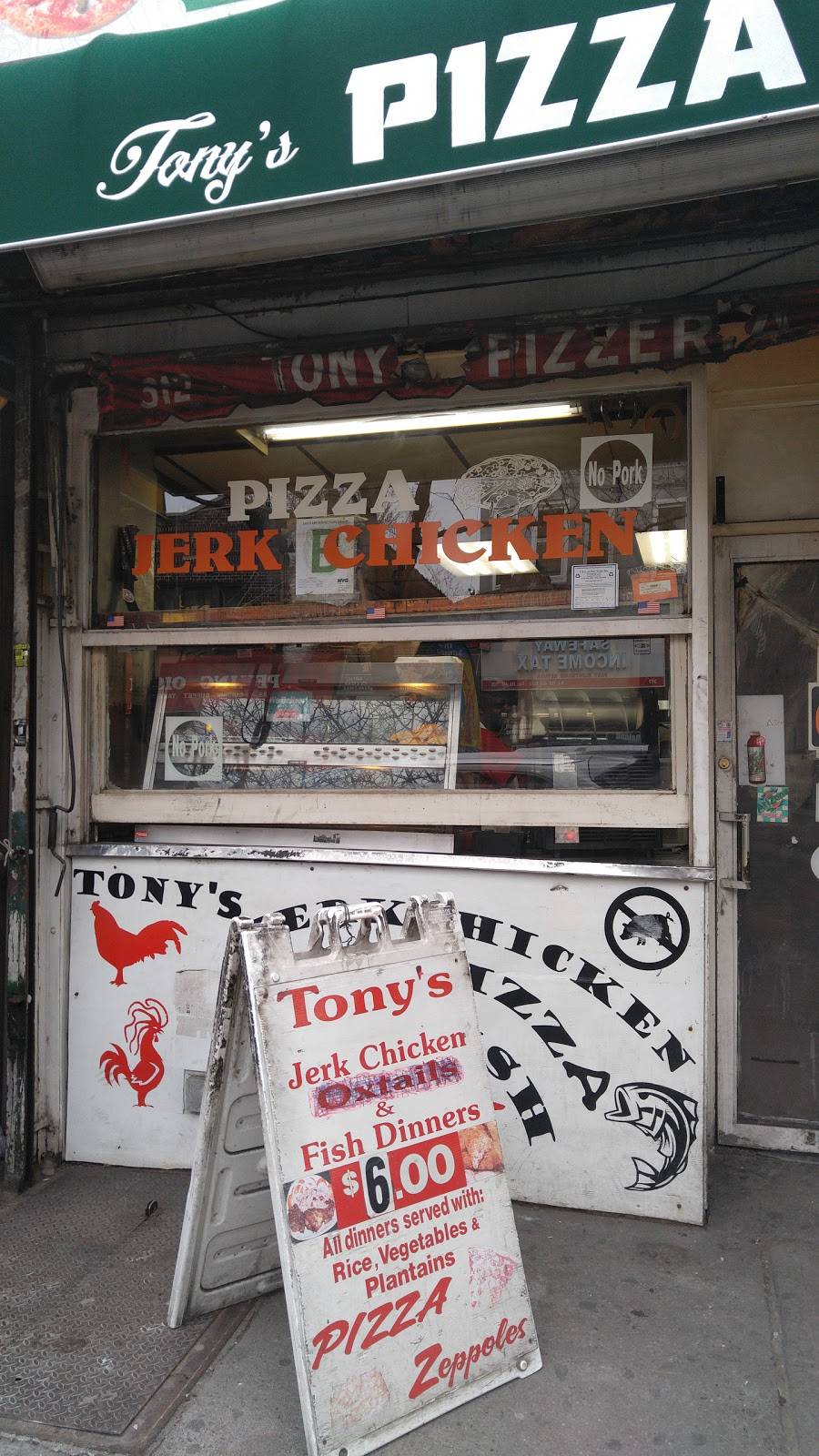 Tonys Pizza | restaurant | 312 Utica Ave, Brooklyn, NY 11213, USA | 7187744440 OR +1 718-774-4440
