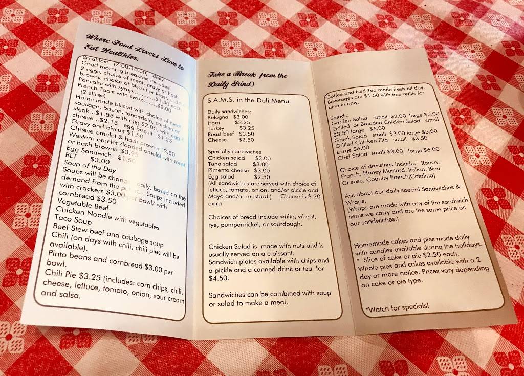 SAMS Corner Restaurant | restaurant | TN-56 &, Phipps St, Coalmont, TN 37313, USA | 9315927267 OR +1 931-592-7267