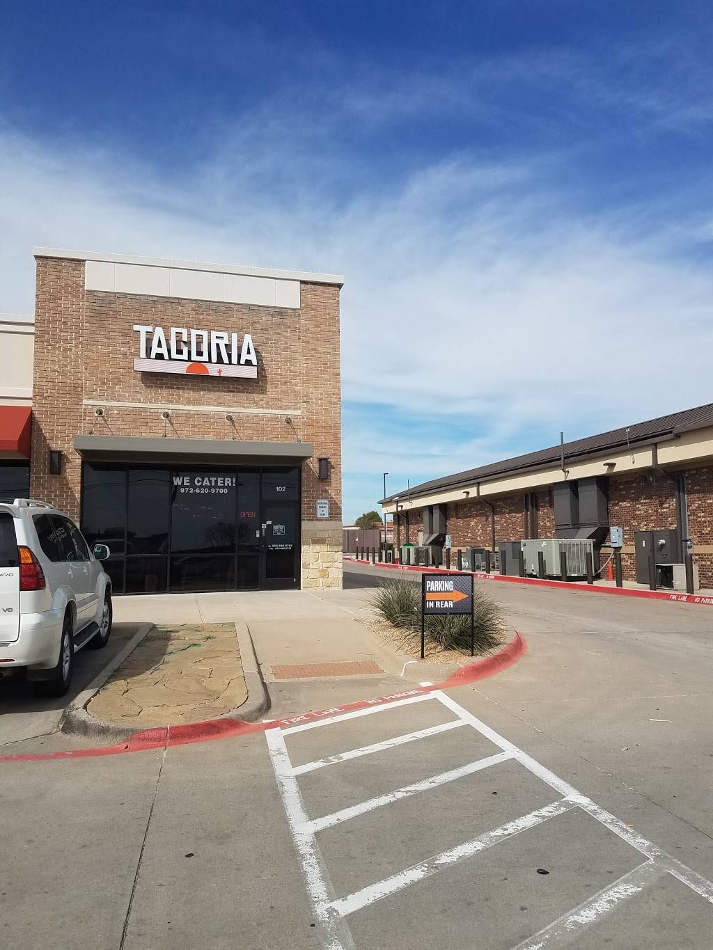 Tacoria Tacos | restaurant | 2460 Lacy Ln, Carrollton, TX 75006, USA | 9726209700 OR +1 972-620-9700