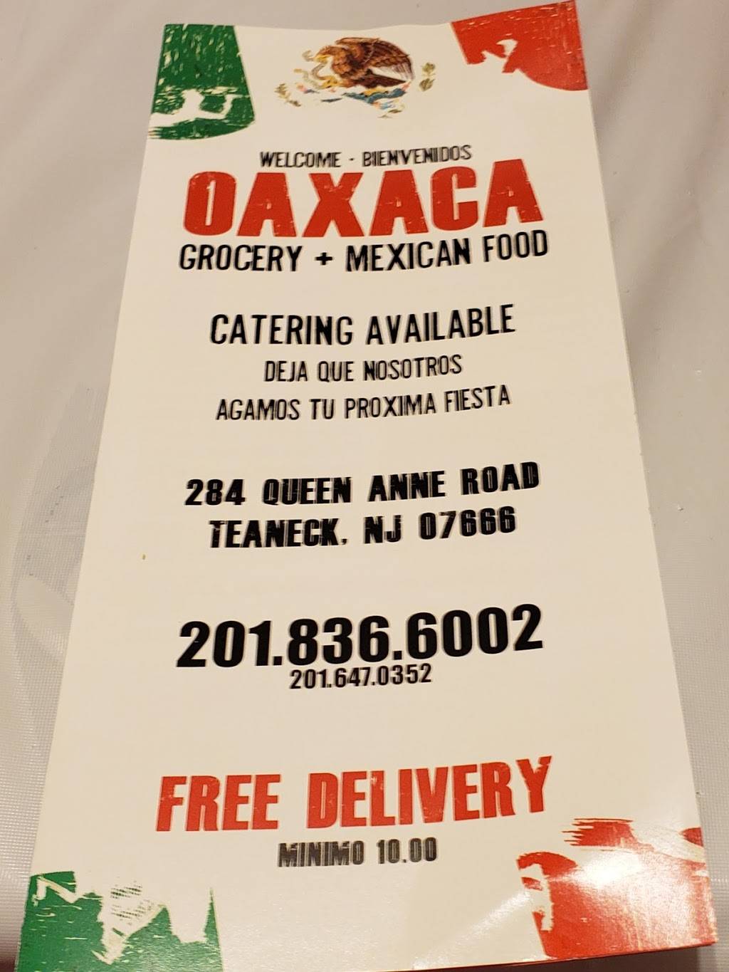 Oaxaca Grocery | restaurant | 284 Queen Anne Rd, Teaneck, NJ 07666, USA | 2018366002 OR +1 201-836-6002