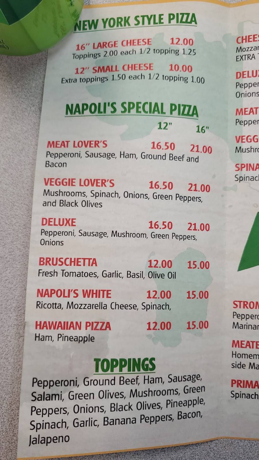 Napolis pizza | restaurant | 718 N Heincke Rd, Miamisburg, OH 45342, USA | 9372475018 OR +1 937-247-5018